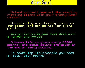 Alien Swirl (1983)(Amcom)[SWIRL] screen shot title